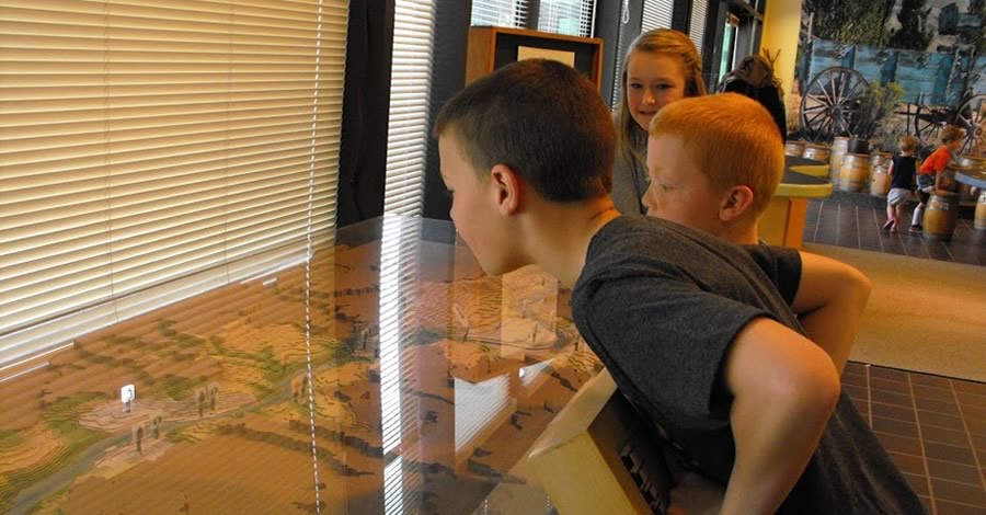 Interactive History Exhibits at Columbia Gorge Discovery Center & Museum