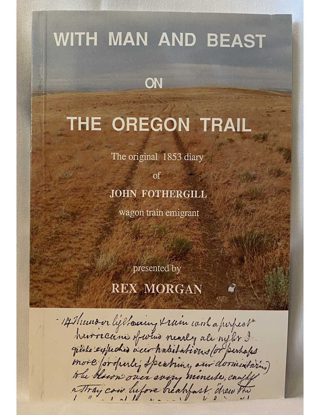 With Man And Beast On The Oregon Trail (Book)